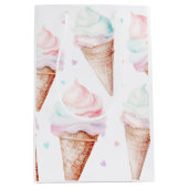 Eiscreme Geburtstagsparty Mittlere Geschenktüte (Vorderseite)