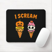 Eiscreme-Geist-Halloween-Kostüm Mousepad (Mit Mouse)