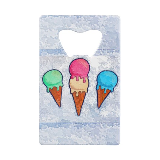 Eiscreme Geldbeutel Flaschenöffner (Rückseite)