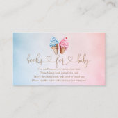 Eiscreme-Gender-Bücher für Kinder Begleitkarte (Vorderseite)