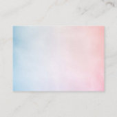 Eiscreme-Gender-Enthüllung Was ist der Schuh? Begleitkarte (Rückseite)