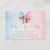 Eiscreme-Gender-Enthüllung Was ist der Schuh? Begleitkarte (Vorderseite)