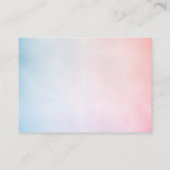 Eiscreme-Gender-Enthüllung Was ist der Schuh? Begleitkarte (Rückseite)