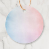 Eiscreme-Gender-Enthüllung Was ist der Schuh? Geschenkanhänger (Rückseite)