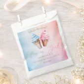 Eiscreme-Gender-Enthüllung Was ist der Schuh? Geschenktütchen (Ausgeschnitten)