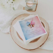 Eiscreme-Gender-Enthüllung Was ist der Schuh?