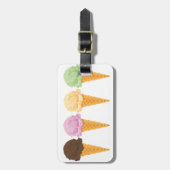 Eiscreme Gepäckanhänger (Vorderseite vertikal)