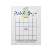 Eiscreme-Geschenk Bingo Brautparty Game Pack Notizblock (Rotiert)