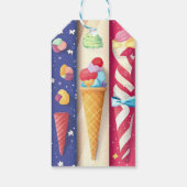 Eiscreme Geschenkanhänger (Rückseite)
