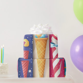 Eiscreme Geschenkpapier