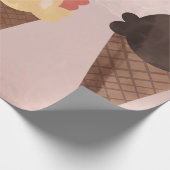 Eiscreme Geschenkpapier (Ecke)