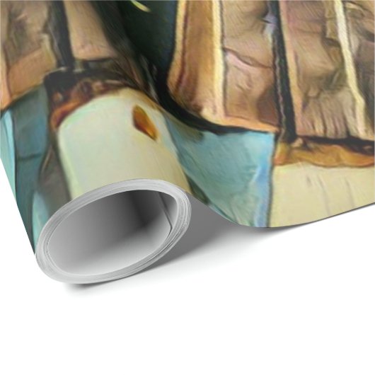 Eiscreme Geschenkpapier (Rolleneckpunkt)