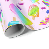 Eiscreme Geschenkpapier (Rolleneckpunkt)