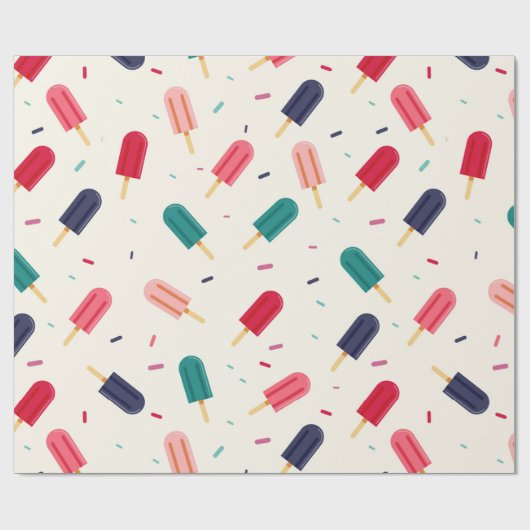 Eiscreme Geschenkpapier (Flach)