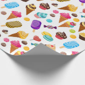 Eiscreme Geschenkpapier (Ecke)