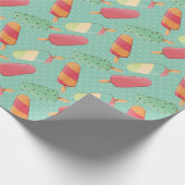 Eiscreme Geschenkpapier (Ecke)