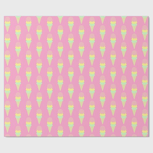 Eiscreme Geschenkpapier (Flach)