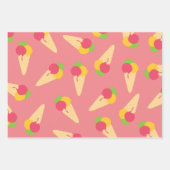 Eiscreme Geschenkpapier Set (Vorderseite)