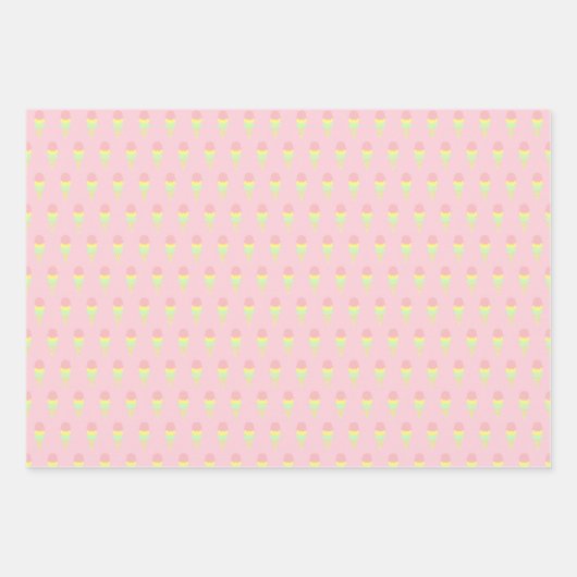 Eiscreme Geschenkpapier Set (Vorderseite 3)