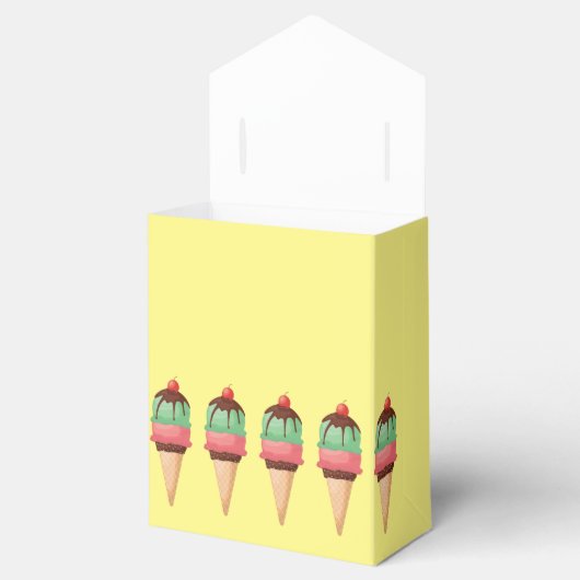 Eiscreme Geschenkschachtel (Geöffnet)