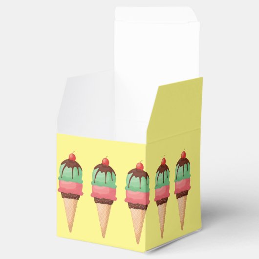 Eiscreme Geschenkschachtel (Geöffnet)