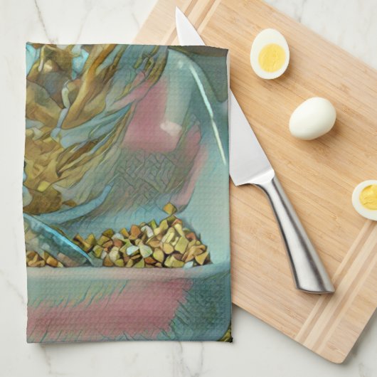 Eiscreme Geschirrtuch (Viertel Falte)