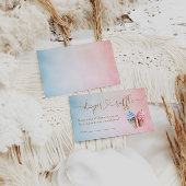 Eiscreme-Geschlecht offenbart Windelung Begleitkarte