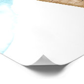 Eiscreme-Geschlecht zeigt Ihr Wahlspiel-Zeichen. Poster (Ecke)