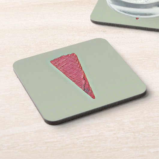 Eiscreme Getränkeuntersetzer (Linke Seite)
