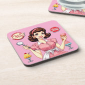 Eiscreme Getränkeuntersetzer (Linke Seite)