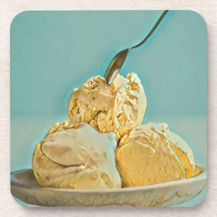 Eiscreme Getränkeuntersetzer