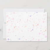 Eiscreme Girls 1. Geburtstag Foto Einladung (Rückseite)