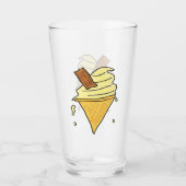 Eiscreme Glas (Vorderseite)