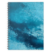 Eiscreme-Gletscher, gefroren Notizblock (Vorderseite)