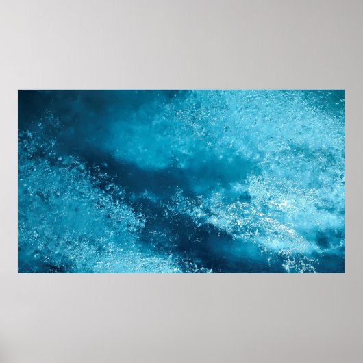 Eiscreme-Gletscher, gefroren Poster (Vorne)