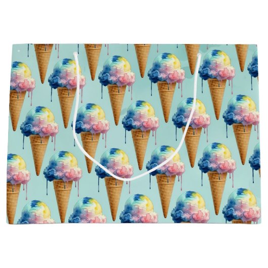 Eiscreme Große Geschenktüte (Vorderseite)