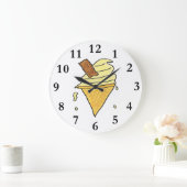 Eiscreme Große Wanduhr (Zuhause)