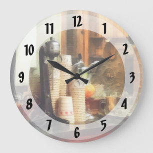 Eiscreme Große Wanduhr