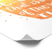 Eiscreme Happy Wasserfarbe Typografie Poster (Ecke)