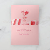 Eiscreme-Herzkarte Feiertagskarte (Innenseite)