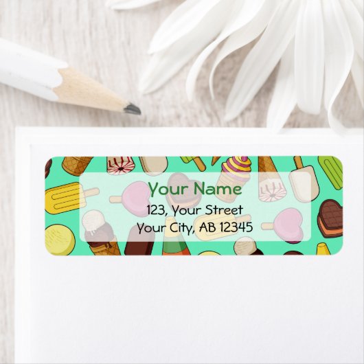 Eiscreme-Hintergrund (Insitu)