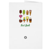 Eiscreme-Hintergrund (Hinten)