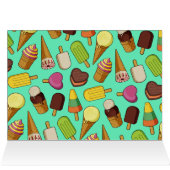 Eiscreme-Hintergrund (Innenansicht Horizontal (Oben))