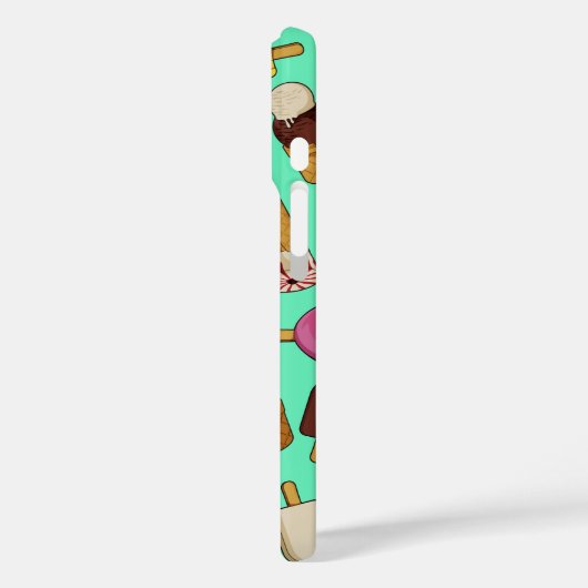 Eiscreme-Hintergrund Case-Mate iPhone Hülle (Rückseite / Links)