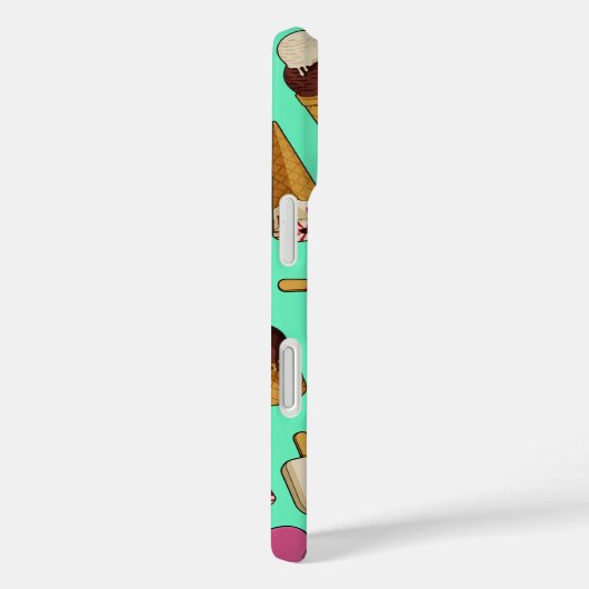 Eiscreme-Hintergrund Case-Mate iPhone Hülle (Rückseite / Rechts)