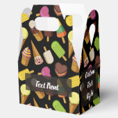 Eiscreme-Hintergrund Geschenkschachtel (Geöffnet)