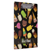 Eiscreme-Hintergrund Klemmbrett (Rechts)