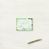 Eiscreme-Hintergrund Post-it Klebezettel (Auf Schreibtisch)