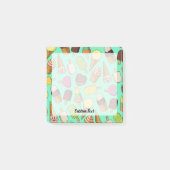 Eiscreme-Hintergrund Post-it Klebezettel (Vorderseite)