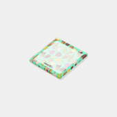 Eiscreme-Hintergrund Post-it Klebezettel (angewinkelt)